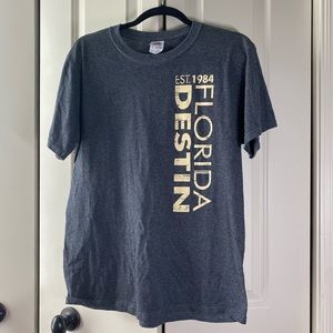 Grey/Blue Fruit of the Loom Tshirt!